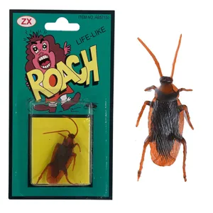 Realistische Kakkerlak Grap Speelgoed Natuurgetrouwe Nep Kakkerlak Insect Voor Halloween 1 April Feest Cadeau Plastic Dier Truc Rekwisiet