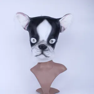 Halloween Animal Latex Mask Spoof Funny Dog Cat Head Mask For Cosplay Party Masquerade Costume Accessories Adults Prop