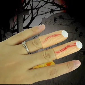 Halloween prank prop fake severed finger horror spooky toy novelty party costume accessory