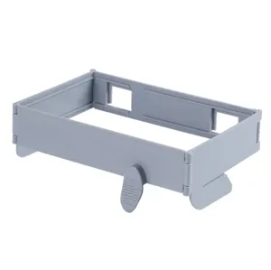 Multifunctional Foldable Trash Bag Holder Cabinet Door Wall Mounted Plastic Storage Rack Kitchen Garbage Organizer