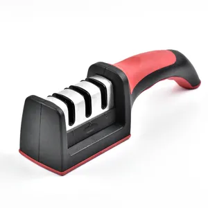 3-Stage Kitchen Knife Sharpener Manual Handheld Tool for Fast Sharpening Household