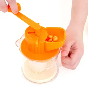 Pratique extracteur de jus manuel portable et machine à lait de soja pour la cuisine.