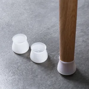 Protecteurs de Pieds de Chaise en Silicone Housses Antidérapantes pour Meubles Patins Épais pour Table et Chaise Protecteurs de Sol Silencieux