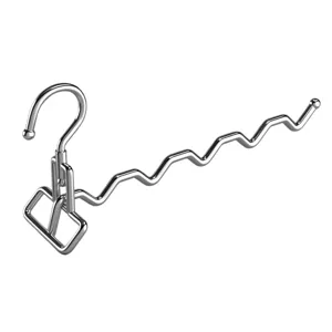 Stainless steel portable travel clothes drying rack folding wavy hanger tool set