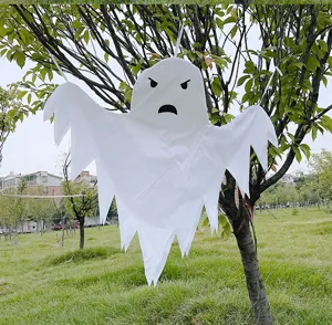Halloween hängende Geist Dekoration weiße Stoff gruselige Geister Anhänger für Outdoor Party