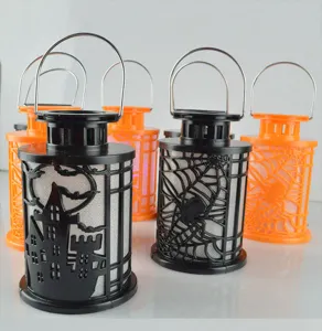 Halloween LED lanterna sospesa luce notturna a batteria accessori decorativi per feste