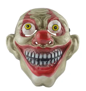 Gruselige Halloween Clown Maske mit herausspringenden Augen, perfekte Requisite für Partys