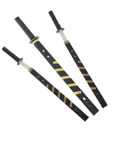 Plastic samurai sword toy set for kids boys decorative ninja model prop costume accessory