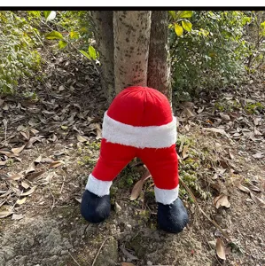 Weihnachten Elfen Beine Plüsch Nikolaus Deko Hängend für Baum Garten Party Requisite