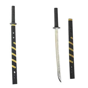 Plastic samurai sword toy set model for kids safe ninja weapon dress up role play play set