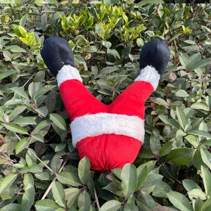 Weihnachten Elfenbeine Dekoration Garten Busch hängend Plüsch Requisite rot festliche Deko