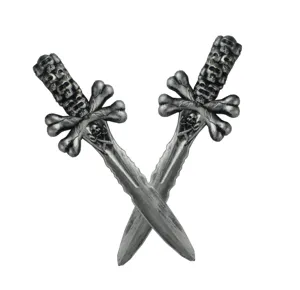 Halloween plastic pirate dagger toy skull bone weapon party costume prop decoration item