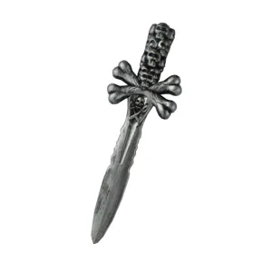 Plastic pirate dagger toy Halloween skull weapon party photo prop cosplay costume accessory