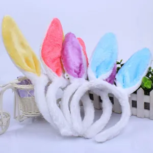 Niedliche Plüsch Hasenohren Stirnband Kostüm Requisiten Cartoon Osterhasen Ohren Haarband Für Kinder Party Vergnügungspark