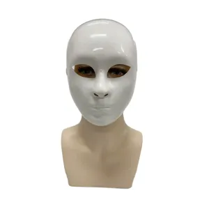 Witte Halloween masker spook dans gezicht kostuum masquerade feest decoratie