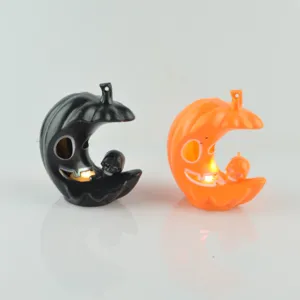 Halloween citrouille lune LED lumière décoration fête fantôme bougie lumineuse veilleuse