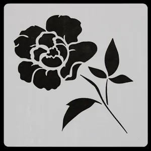 Creative floral hollow drawing stencil for kids DIY scrapbooking and cake decoration