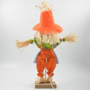 Thanksgiving scarecrow decoration tabletop ornament autumn harvest festival party display prop