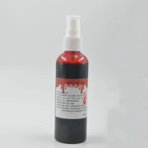 Halloween fake blood spray prop for party makeup, film production, haunted house and cosplay use.