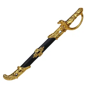 European style knight decorative sword toy gold and black costume performance accessory props