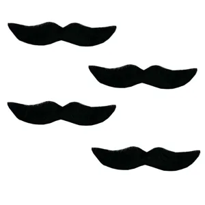 Halloween Costume Festa Accessori Simulazione Baffi Finti Nero Peluche Gentleman Barba Autoadesiva Per Carnevale Cosplay