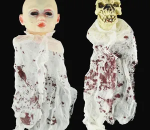 Halloween spaventoso appendi teschio fantasma bambino oggetti di scena panno festa