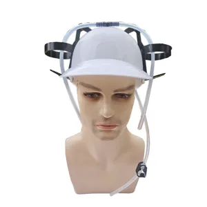 Nouveauté casque de bière à boire avec paille casquette de boisson pour fête.
