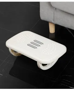 Ergonomische Fußstütze für das Büro unter dem Schreibtisch mit praktischen Massage-Rollen.