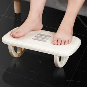 Ergonomische Fußstütze Unter Schreibtisch Für Büro Heim Mit Massagerollen Schaukelbasis Rutschfeste Oberfläche Fußhocker Für Haltungshilfe