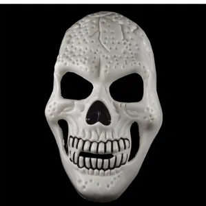 Halloween skull mask full face horror ghost mask for cosplay party masquerade costume props white