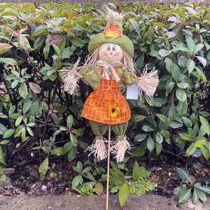 Halloween scarecrow garden stake decorative ornament for outdoor yard autumn harvest festival decor