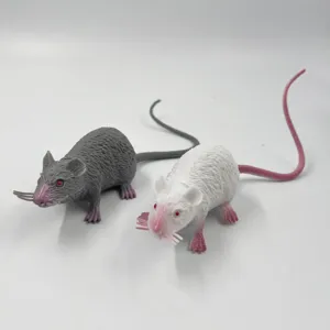 Giocattolo Topo di Simulazione PVC Modello di Ratto Realistico Spaventoso Puntello di Scherzo Per Decorazione Festa di Halloween