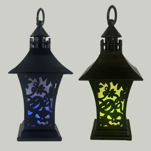 Halloween LED pompoen lantaarn vintage kasteel stijl decoratief licht eng feest rekwisiet