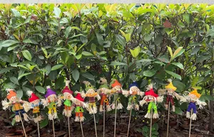 Halloween scarecrow garden stakes outdoor decoration autumn harvest yard lawn decor cute props