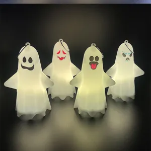 Halloween LED fantasma lampade sospese festa decorazione candela elettronica luminosa set