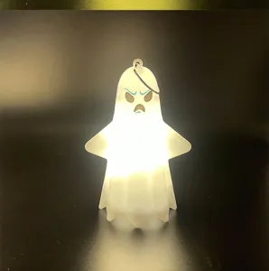 Halloween fantasma LED appendere luce lampada notte decorativa per festa spettrale