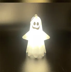 Luce notturna LED appendiabiti fantasma di Halloween dettaglio decorazione festa spaventosa