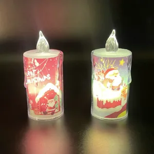 Weihnachts LED elektronische Kerze Licht romantische Party Dekoration flammenlose Kerzen