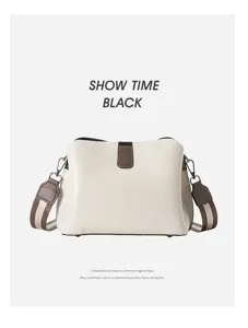 Borsa a tracolla in pelle da donna borsa crossbody casual elegante borsa giornaliera con cinturino