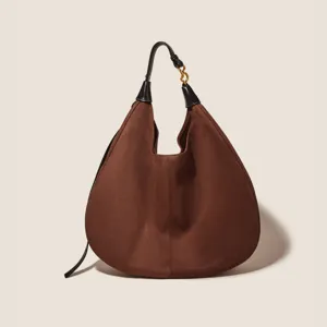 Retro Saddle Bag Women Large Capacity Underarm Shoulder Bag Casual Soft Fabric Crossbody Bag Vintage Daily Commute Handbag