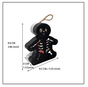 Halloween skeleton LED hanging night light spooky party decoration home decor ornament