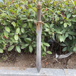 Halloween Cosplay Plastic Toy Sword Ancient Knight Weapon Long Sword Prop Costume Party