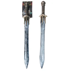 Halloween Plastic Toy Sword Prop Oathkeeper Crown Sword For Cosplay Masquerade Party Performance Ancient Knight Costume Sword