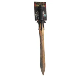 Halloween Cosplay Masquerade Plastic Toy Sword Medieval Knight Costume Weapon Prop