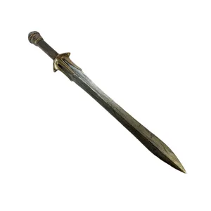 Halloween cosplay costume prop sword, vintage design plastic weapon for party and events.