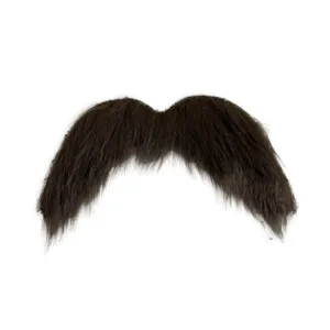 Baffi finti neri accessorio costume festa Halloween per uomo cosplay divertente top