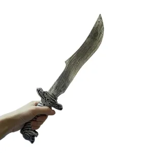 Cosplay Requisite Schwert Fantasie Waffe Antike Tier Griff Klinge Party Zubehör Artikel