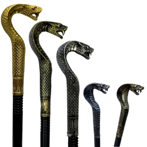 Halloween snake head cane scepter props Egyptian pharaoh king costume accessories walking stick