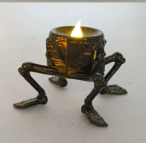 Halloween skelett kopf nachtlicht LED kerzen lampe gruselig party deko beleuchtung