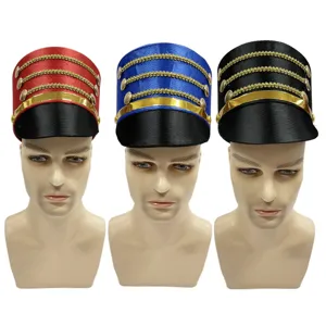 Sombrero de Disfraz de Soldado Cascanueces Chistera Británica Banda Musical Espectáculo Guardia Navidad Halloween Fiesta Accesorio